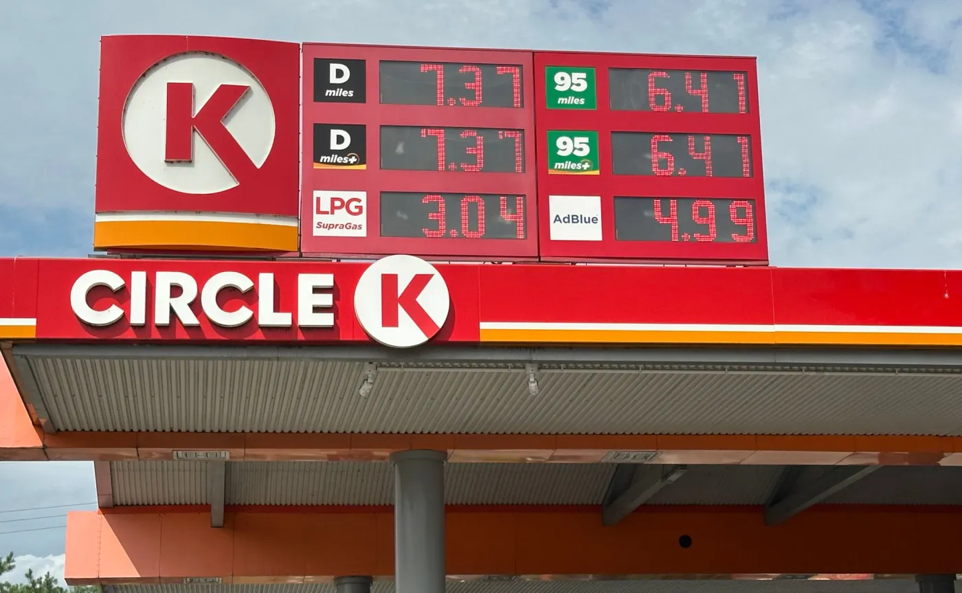 Ceny na stacji paliw Circle K