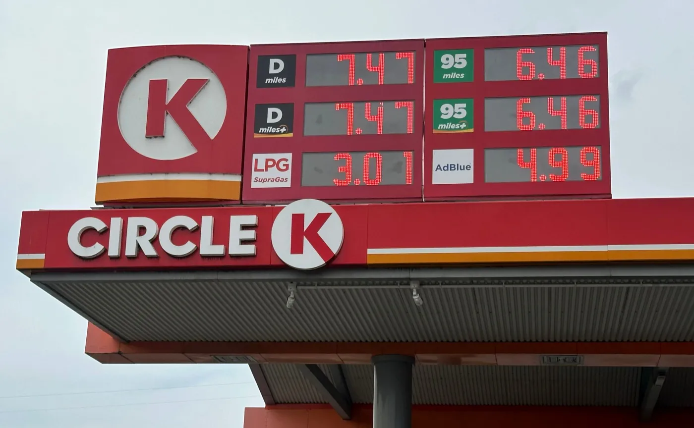 Ceny na stacji paliw Circle K