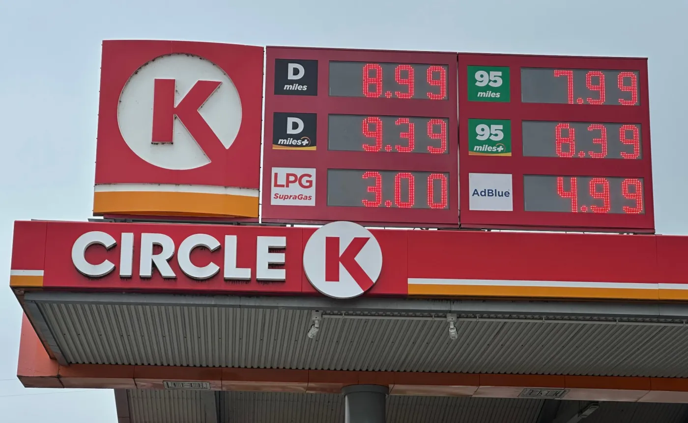 Ceny na stacji paliw Circle K