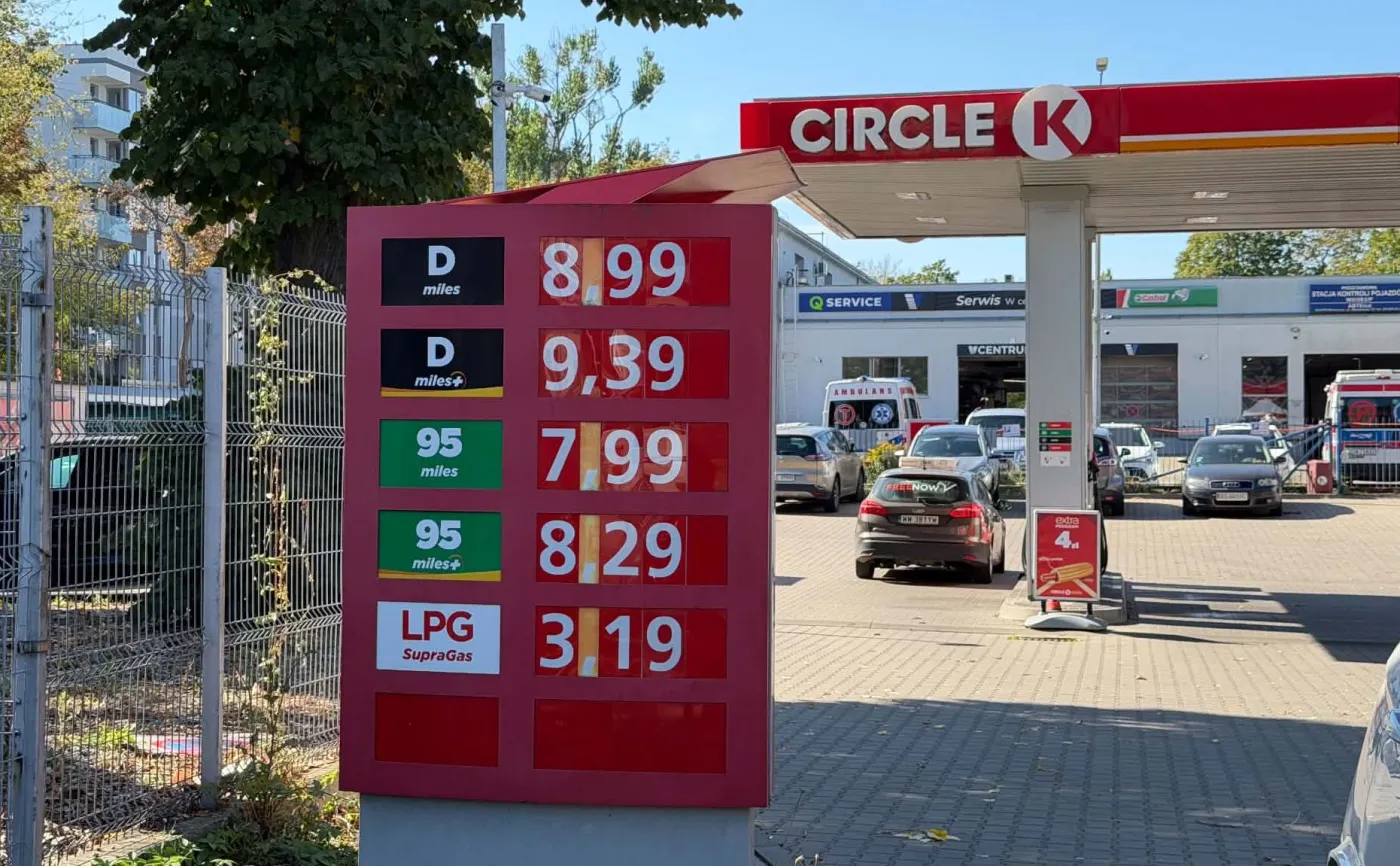 Ceny na stacji paliw Circle K