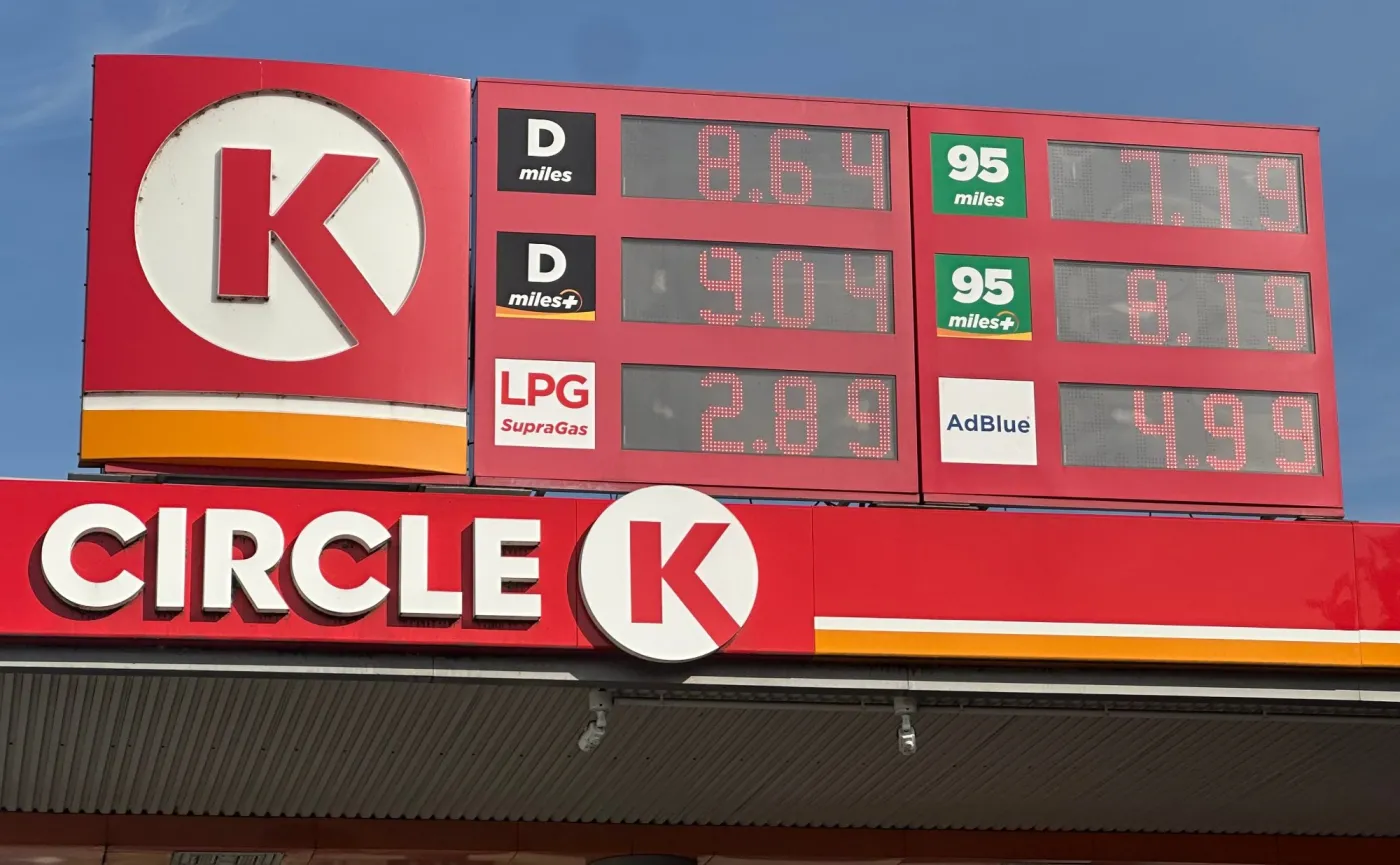 Ceny na stacji paliw Circle K