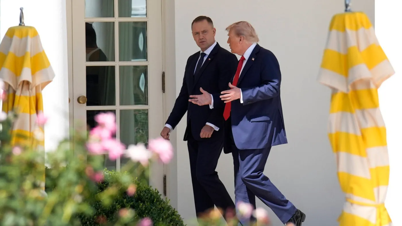 Karol Nawrocki i Donald Trump