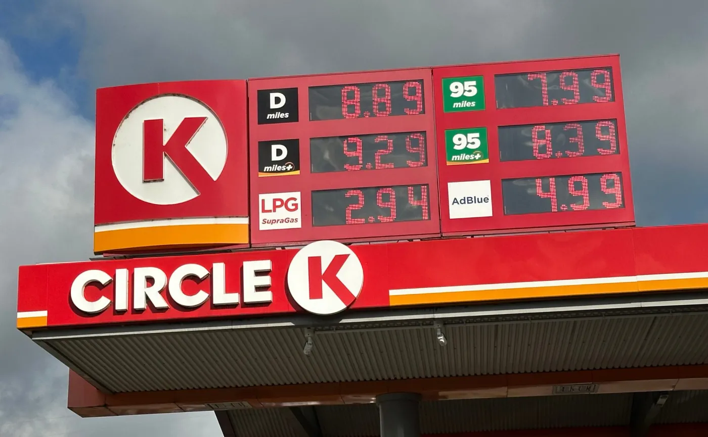 Ceny na stacji paliw Circle K