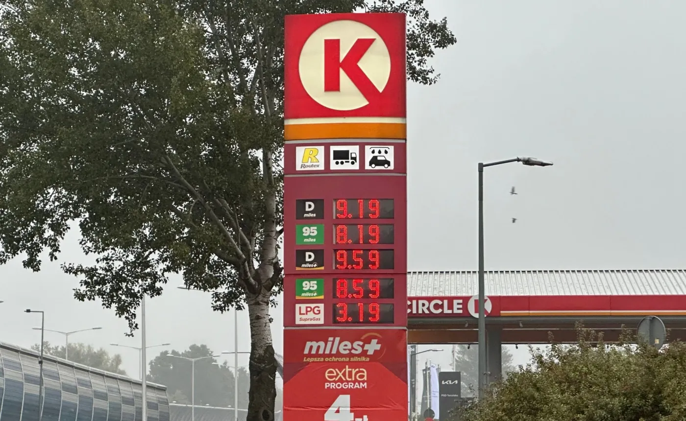 Ceny paliw na stacji Circle K