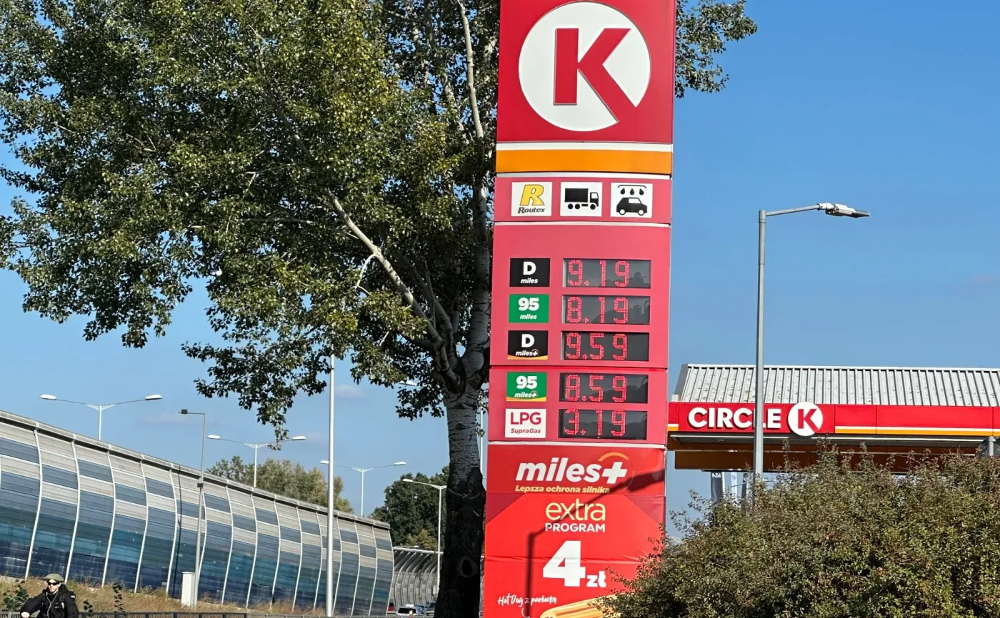 Ceny paliw na stacji Circle K