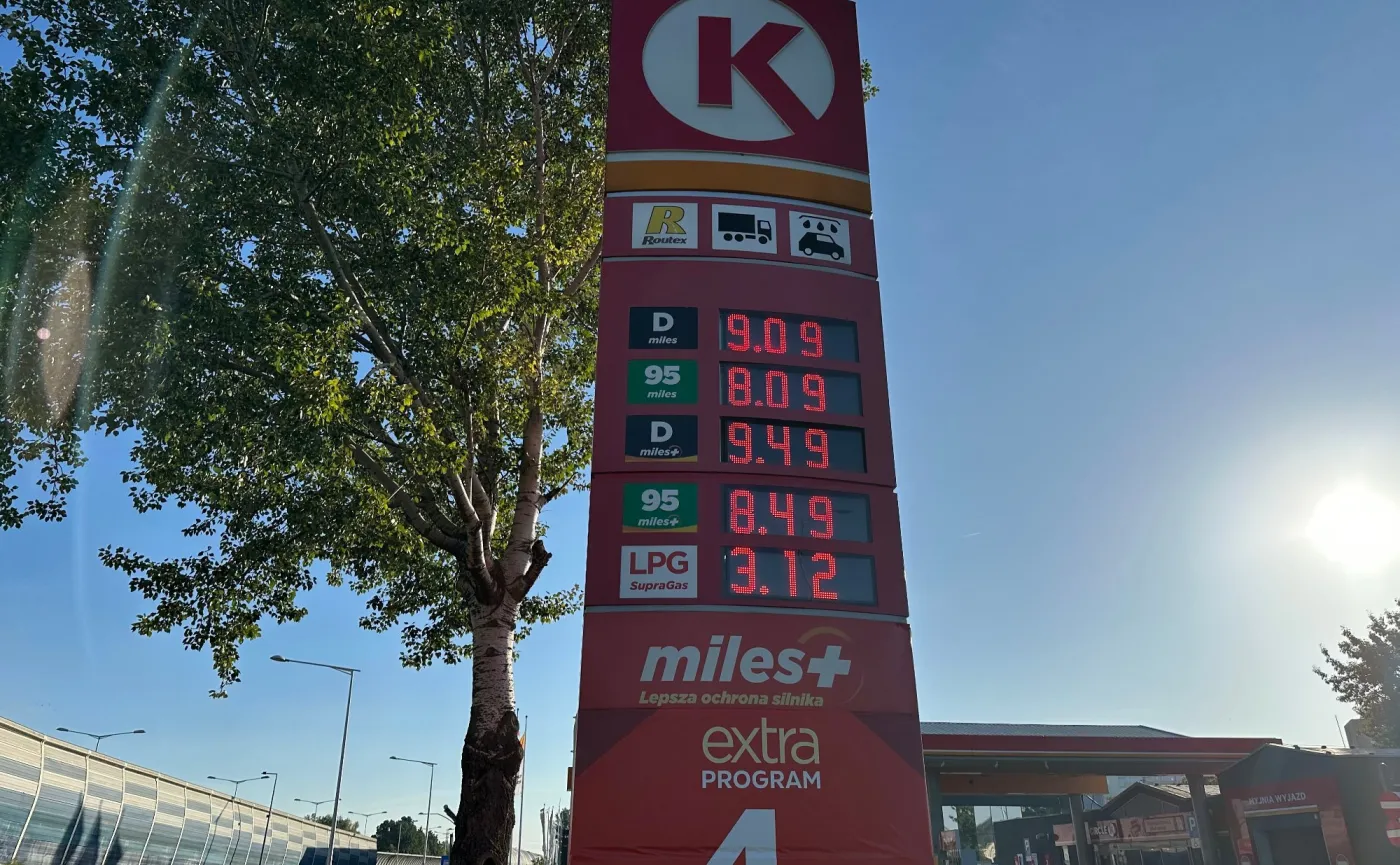 Ceny paliw na stacji Circle K