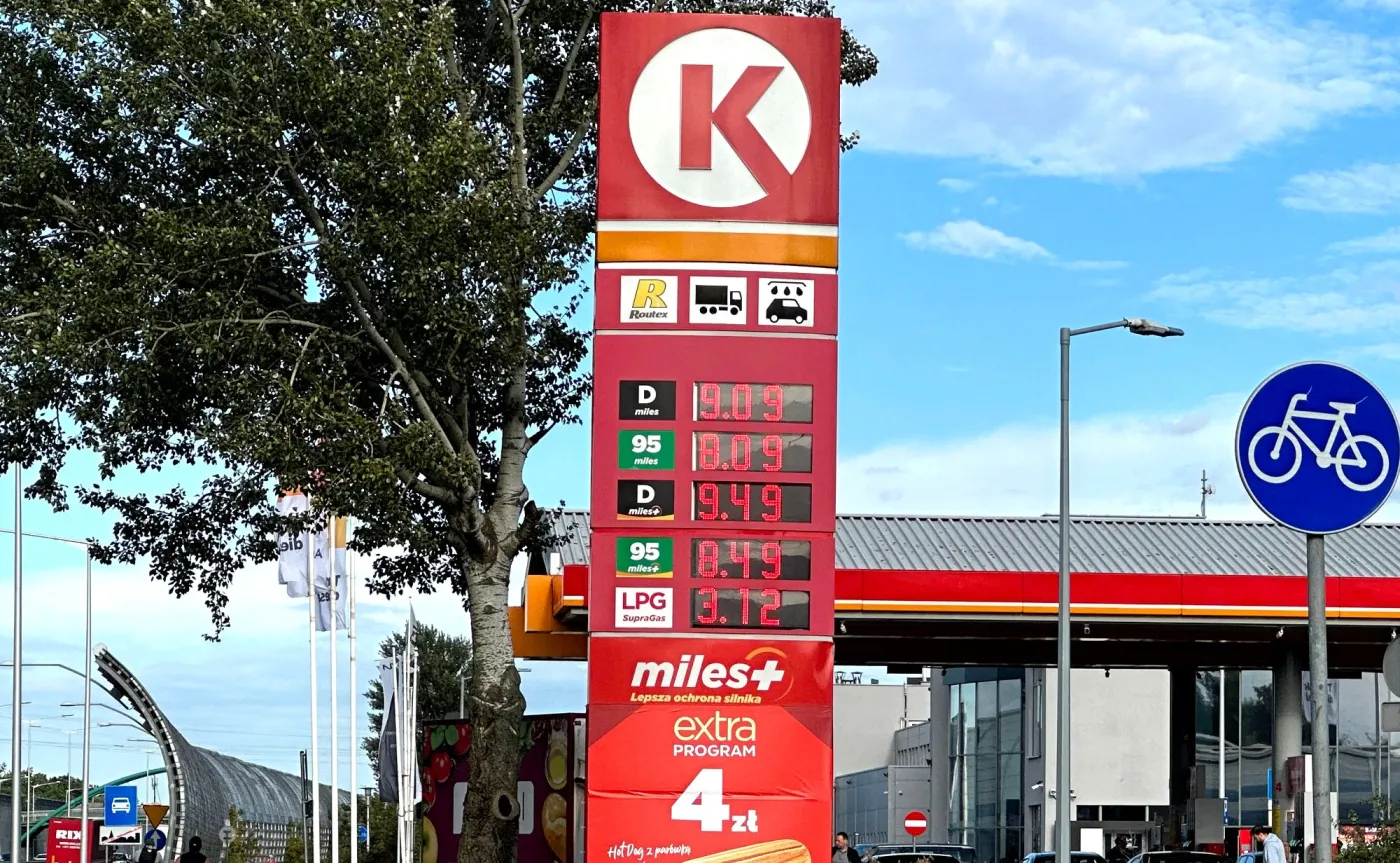 Ceny na stacji paliw Circle K