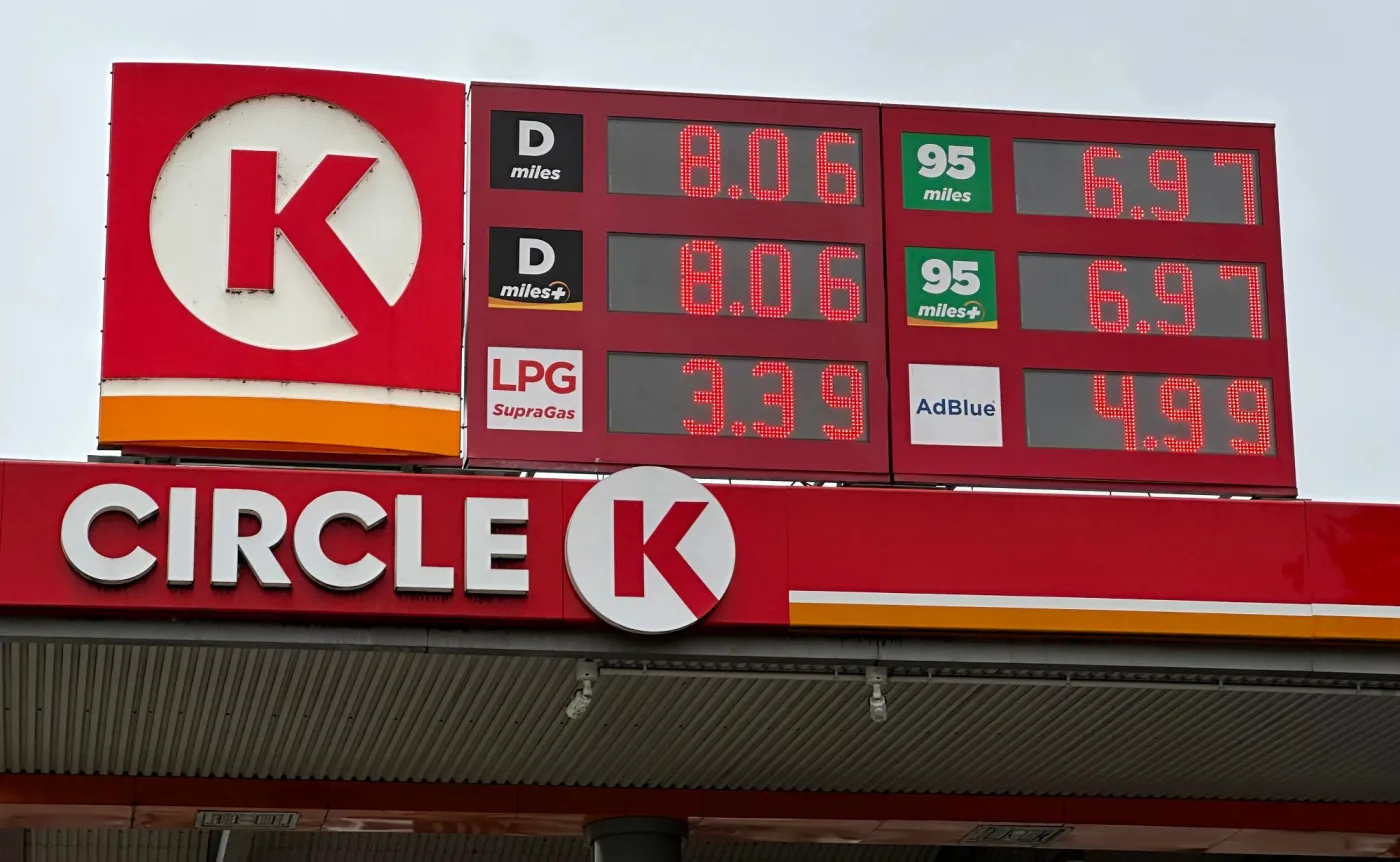 Ceny paliw na stacji Circle K