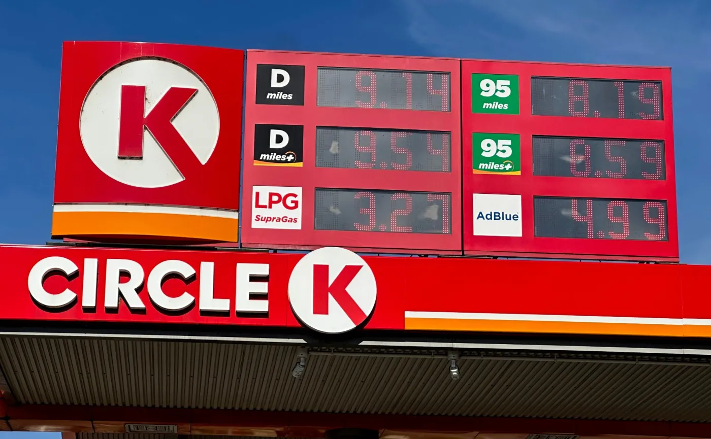 Ceny paliw na stacji Circle K
