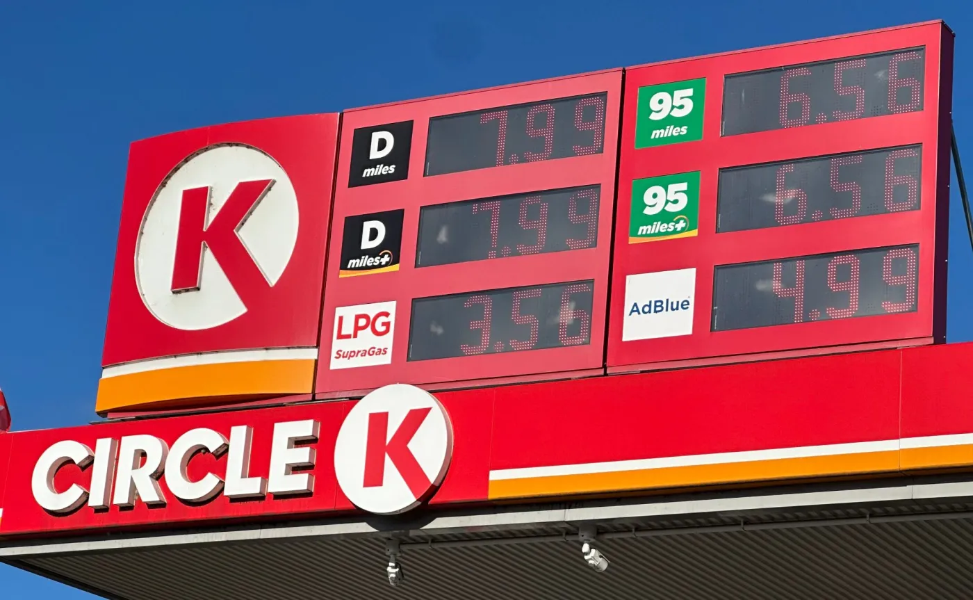 Ceny paliw na stacji Circle K