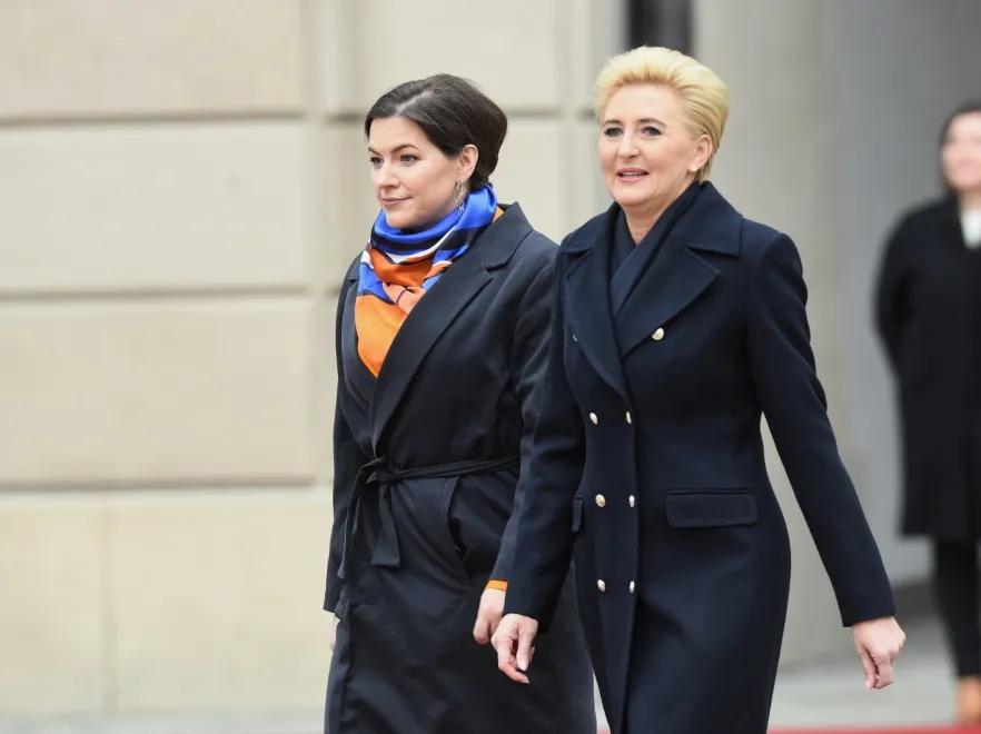 Absolutnie perfekcyjna! Agata Duda zdeklasowała prezencją młodszą od siebie prezydentową Islandii