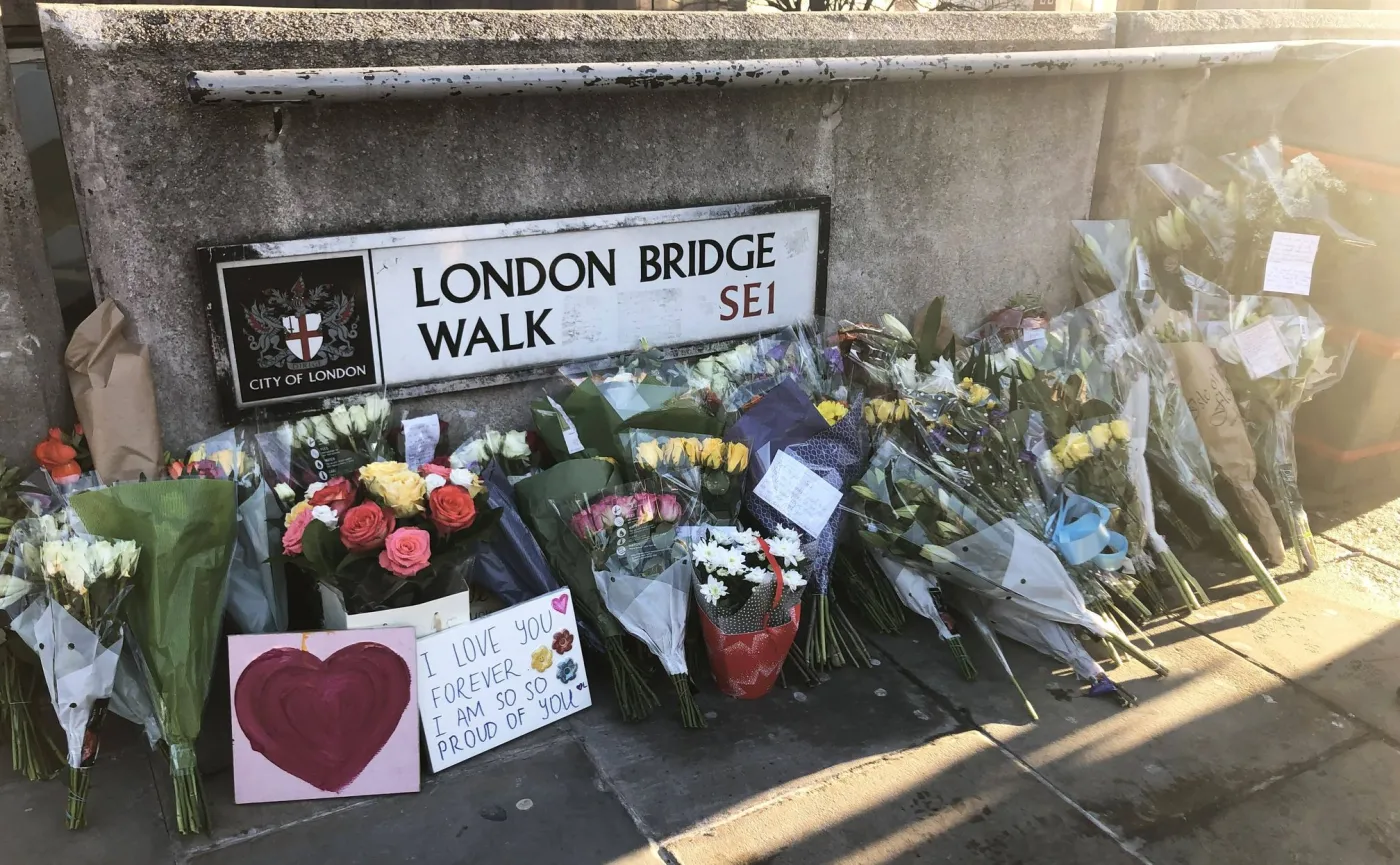 Miejsce ataku terrorystycznego w Londynie