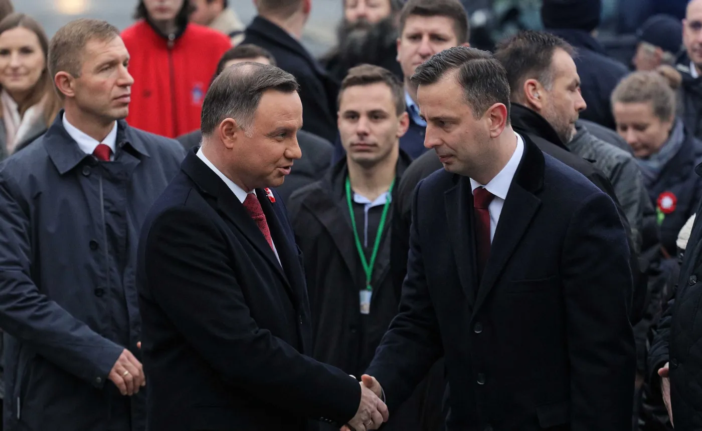 prezydent Andrzej Duda i lider PSL, Władysław Kosiniak-Kamysz