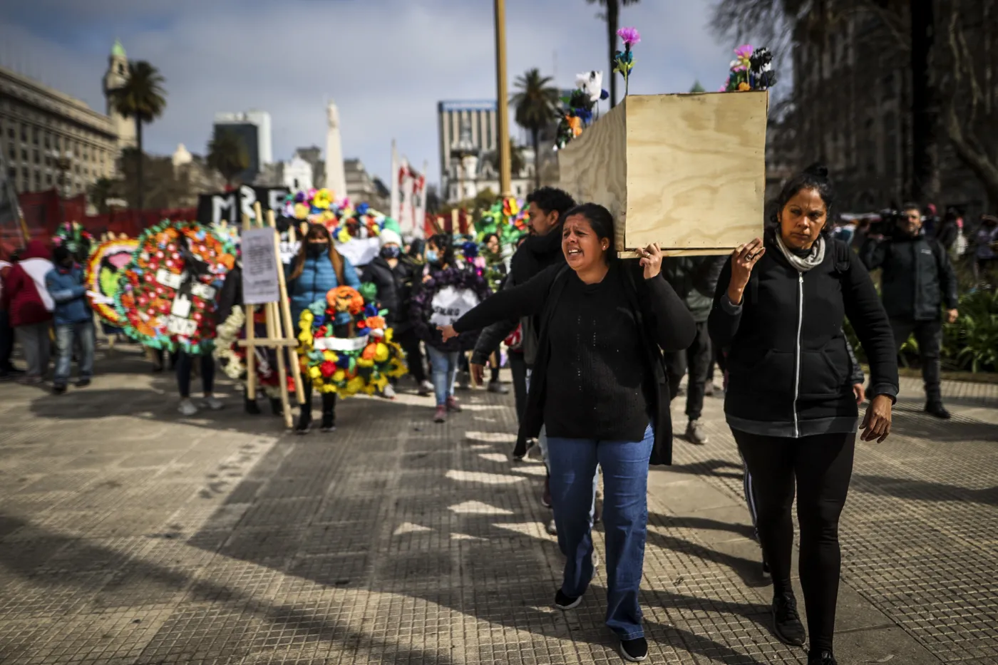 Inflacja w Argentynie osiągnie 90 proc.? Protest w Buenos Aires