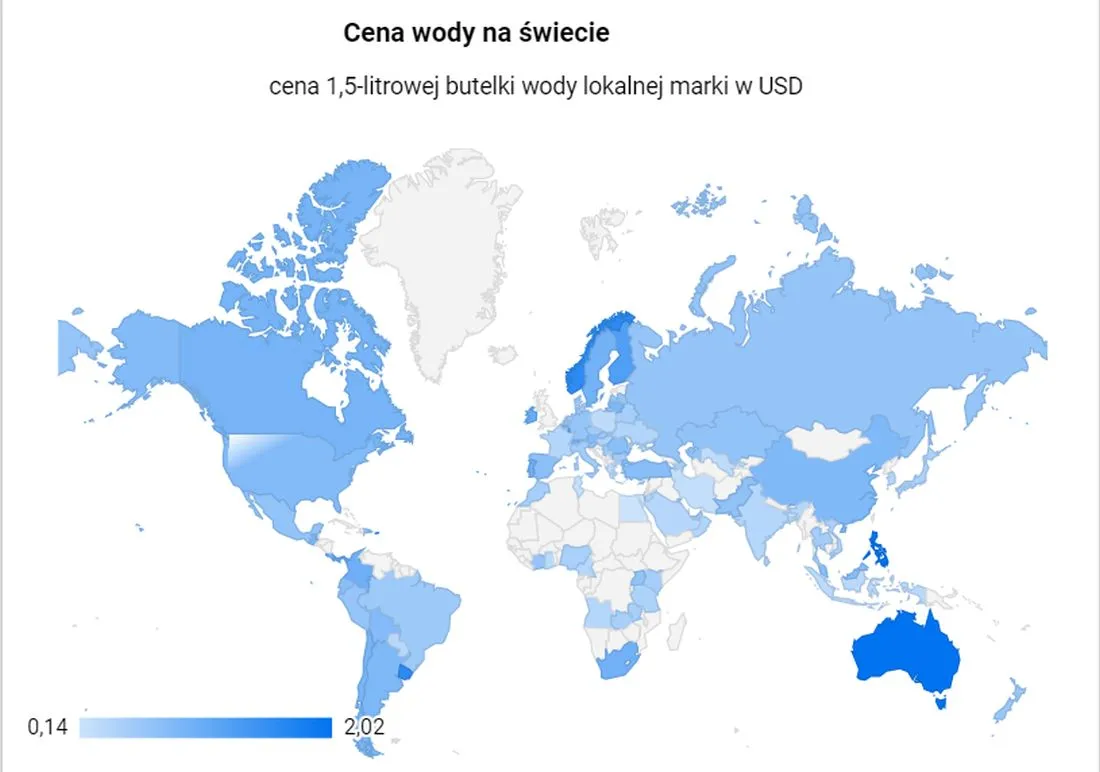 Ile kosztuje butelka wody w Polsce i na świecie?