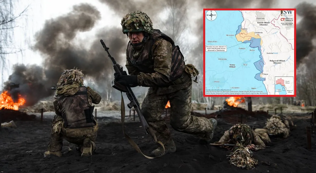 Zełenski potwierdził obecność wojsk Ukrainy w Rosji. Analitycy wskazali, gdzie walczą