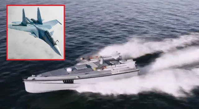 Historyczne trafienia Ukrainy! Drony morskie zestrzeliły dwa rosyjskie myśliwce Su-30