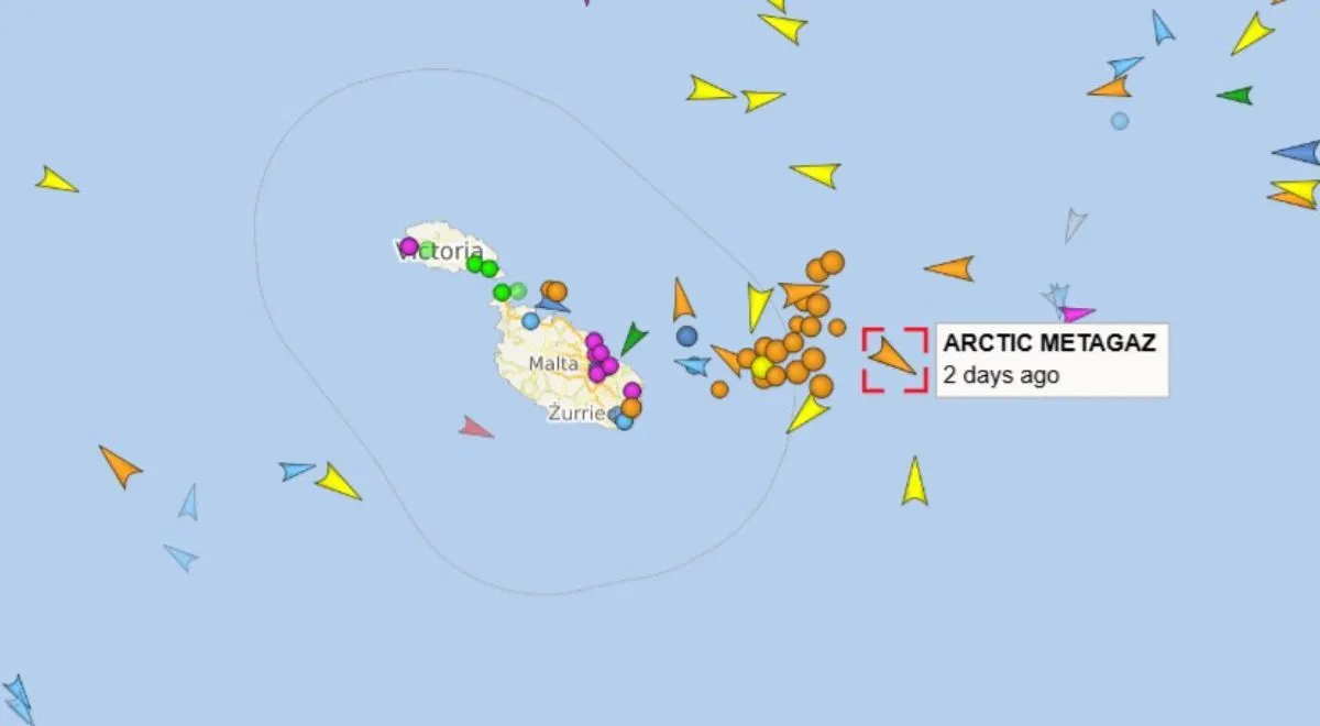 Arctic Metagaz eksplodował na wschód od Malty