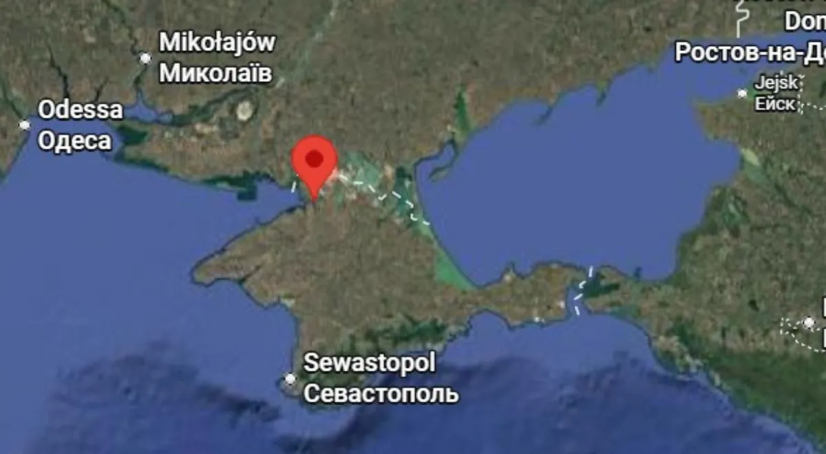 Karakul leży na północy Krymu, obok Armiańska