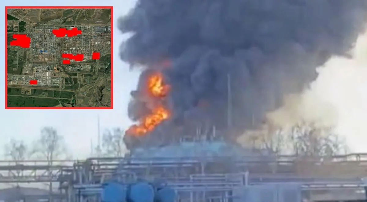 Potężna eksplozja w Rosji. Ogień trawi zakłady petrochemiczne
