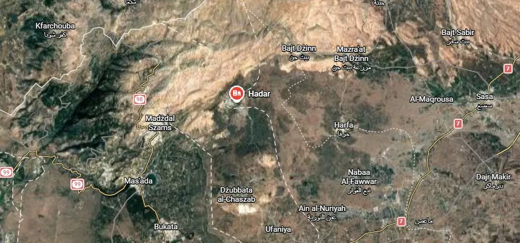 Przez Hader przechodzi izraelsko-syryjska granica