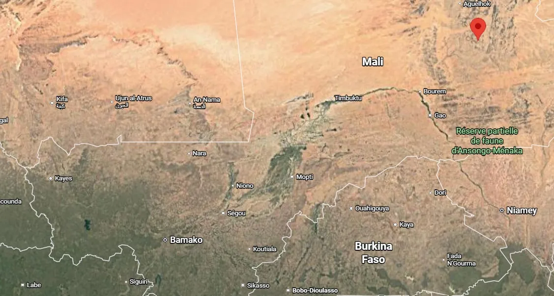 Kidal znajduje się w północno-wschodnim Mali