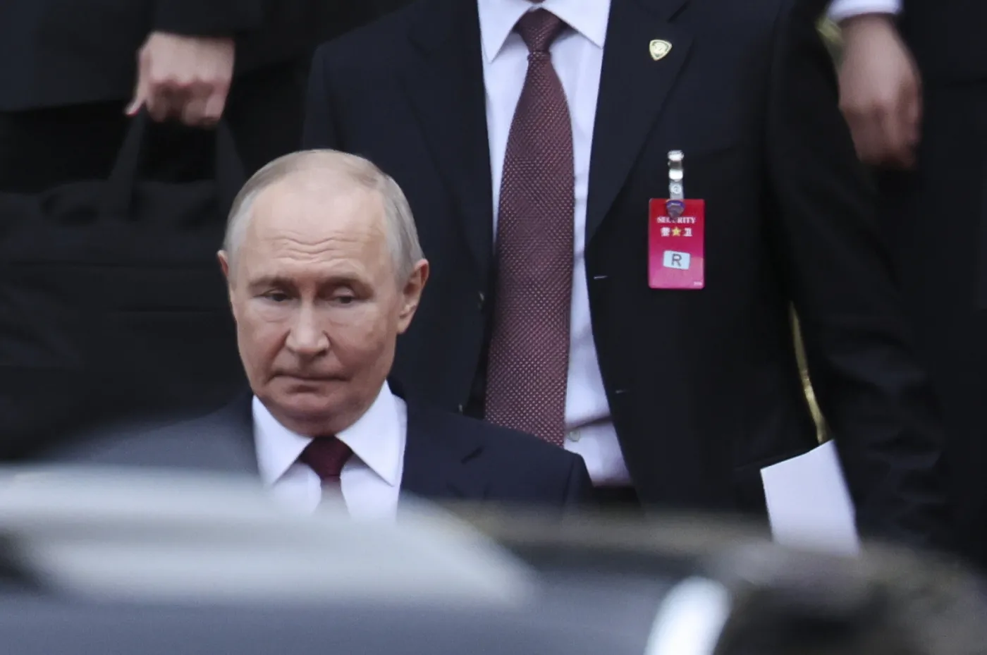 Władimir Putin podczas wizyty w Chinach