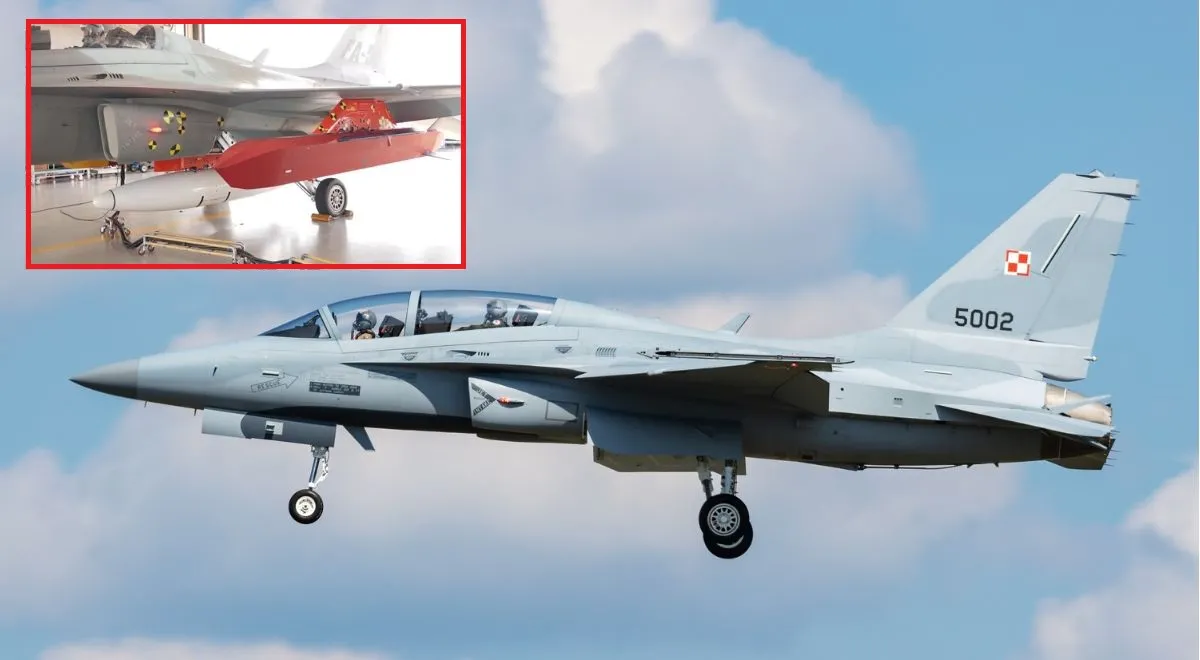 Polski FA-50 i pocisk Cheonryong