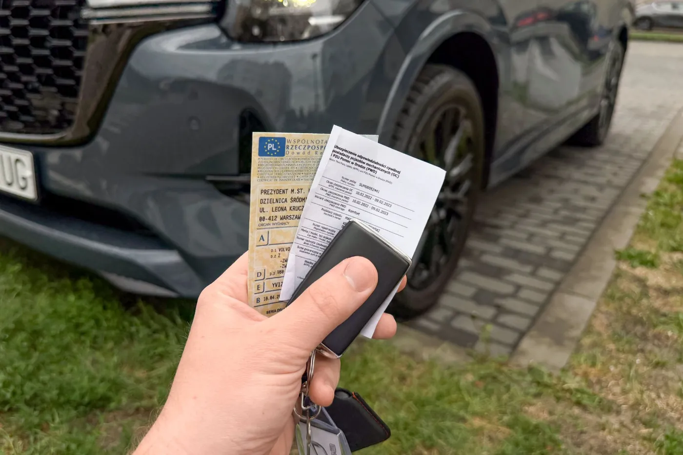 Ubezpieczenie, dowód rejestracyjny