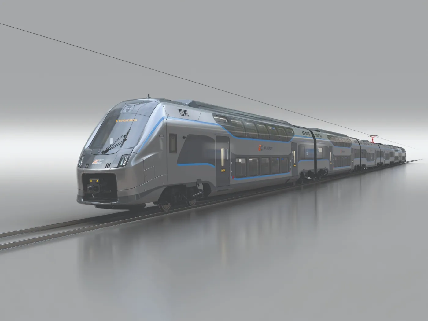 Wizualizacja "Piętrusów" dla Intercity