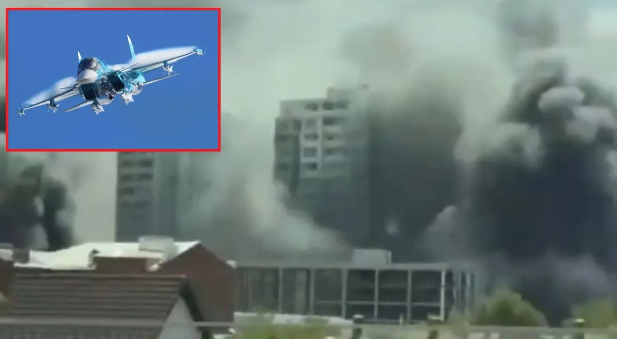 Apokaliptyczne sceny w Charkowie! Rosjanie użyli nowych bomb