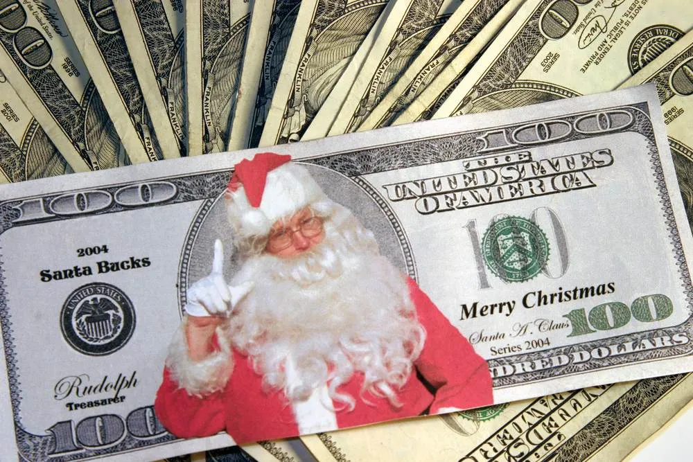 Pieniądze szczęścia nie dają, czyli życzenia świąteczno - noworoczne