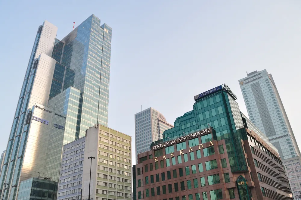 Warszawa na 64. miejscu pod względem kosztu wynajmu biur