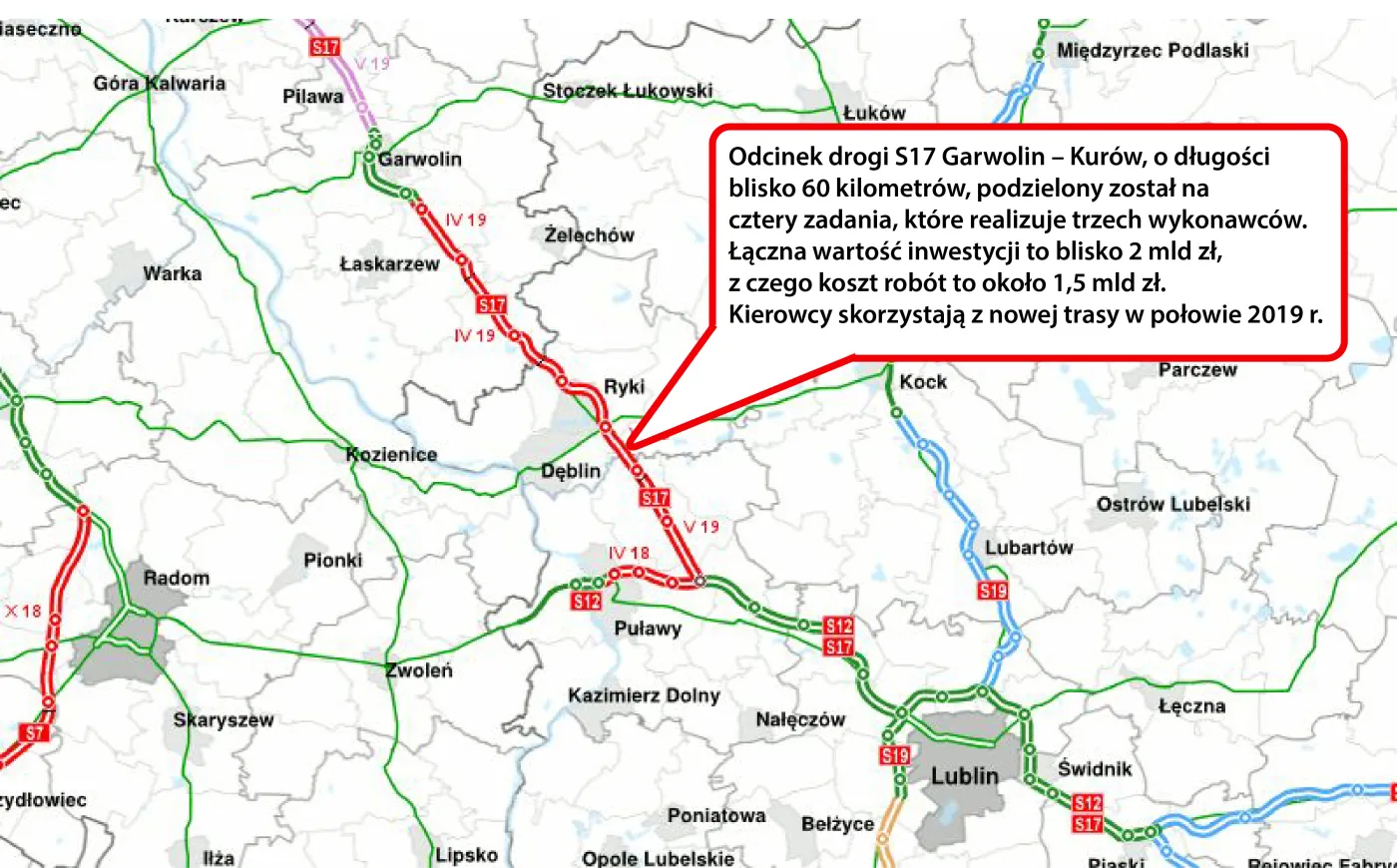 S17 połączy Warszawę z Via Carpatia. Ruszyła budowa [MAPA]