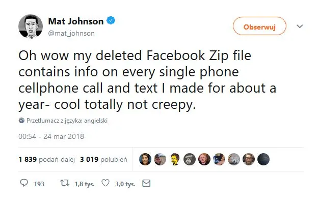Facebook zbierał dane o połączeniach i smsach z Androida. Odpowiedź korporacji mija się z prawdą