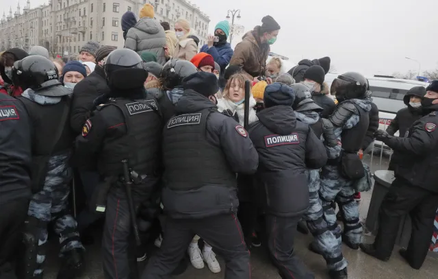 Tysiące ludzi w obronie Nawalnego