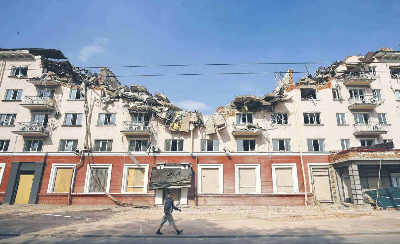 Pocisk do kałasznikowa na pamiątkę. "Żebyś pamiętał co zwykle przynosi russkij mir" [REPORTAŻ Z CZERNIHOWA]
