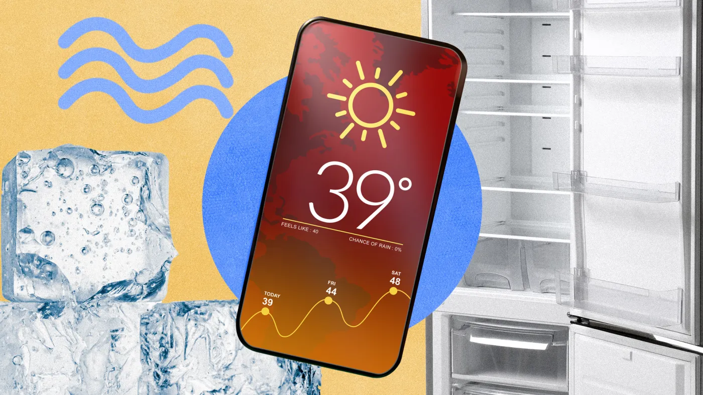 Smartfon - upał - wysoka temperatura - lato