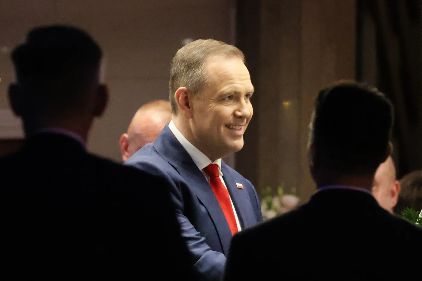 Karol Nawrocki na spotkaniu z klubem PiS