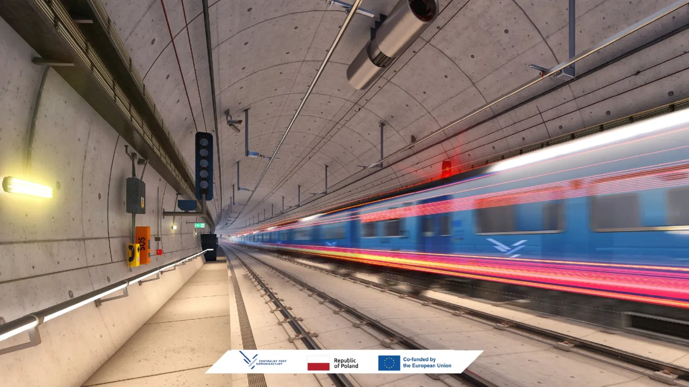 Tunel pod Łodzią, który zleca spółka CPK