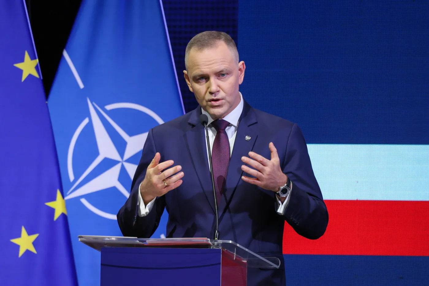 Nawrocki ostro o NATO i SAFE. „Nie może być dywidendy bezpieczeństwa”