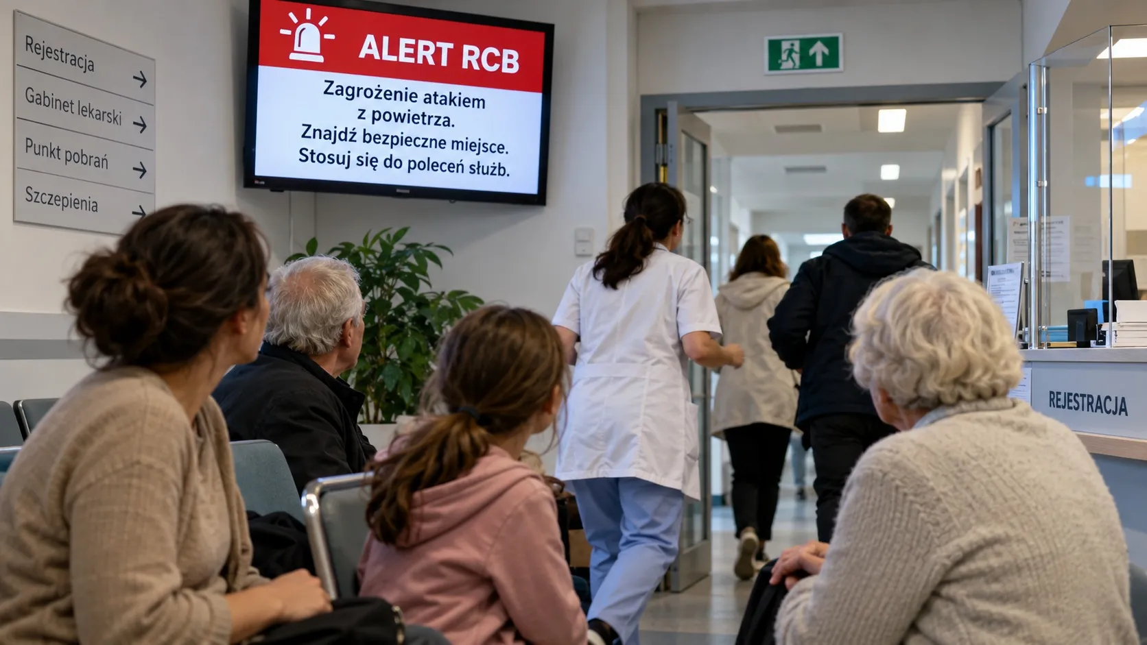 Alert RCB podczas pracy przychodni. Lekarze: gdzie mamy zabrać pacjentów?
