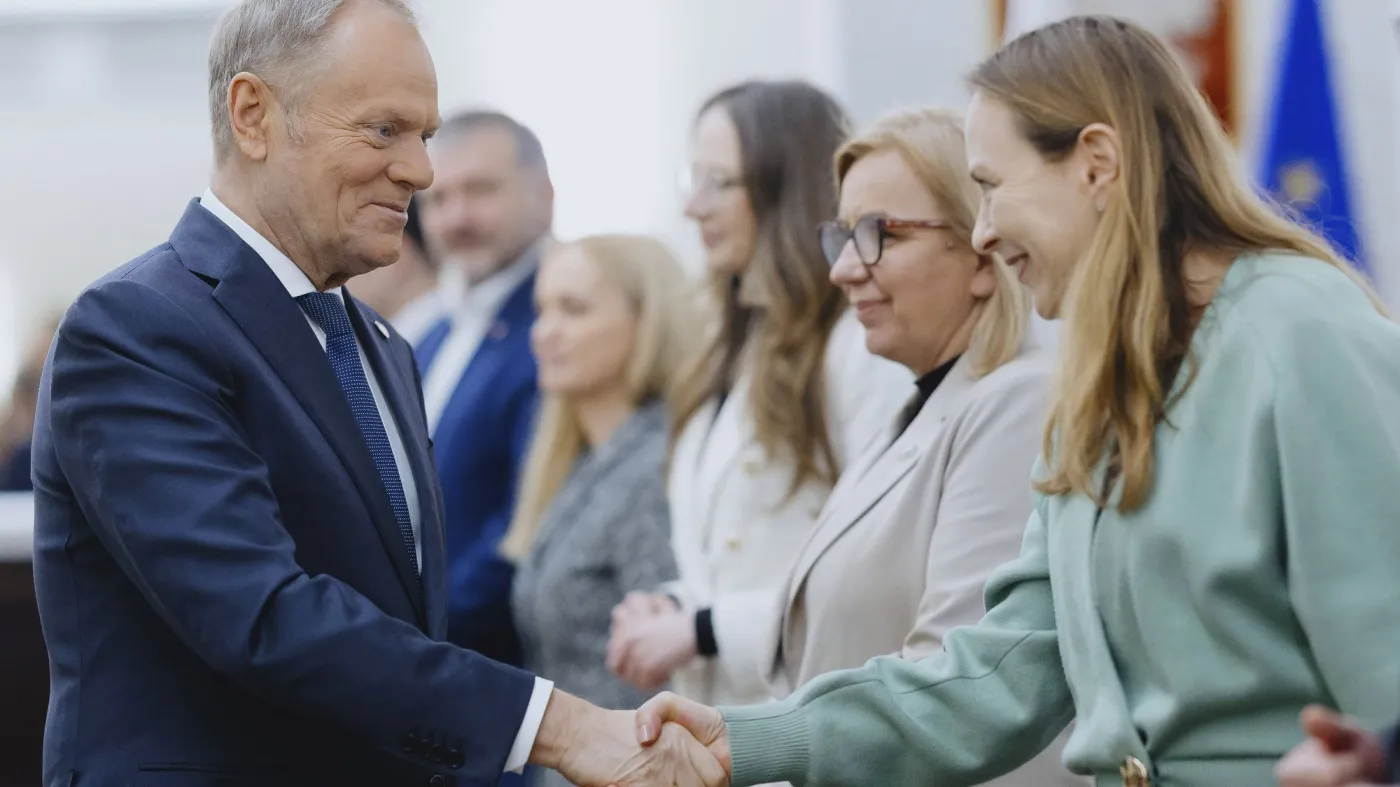 Donald Tusk i Katarzyna Pełczyńska-Nałęcz