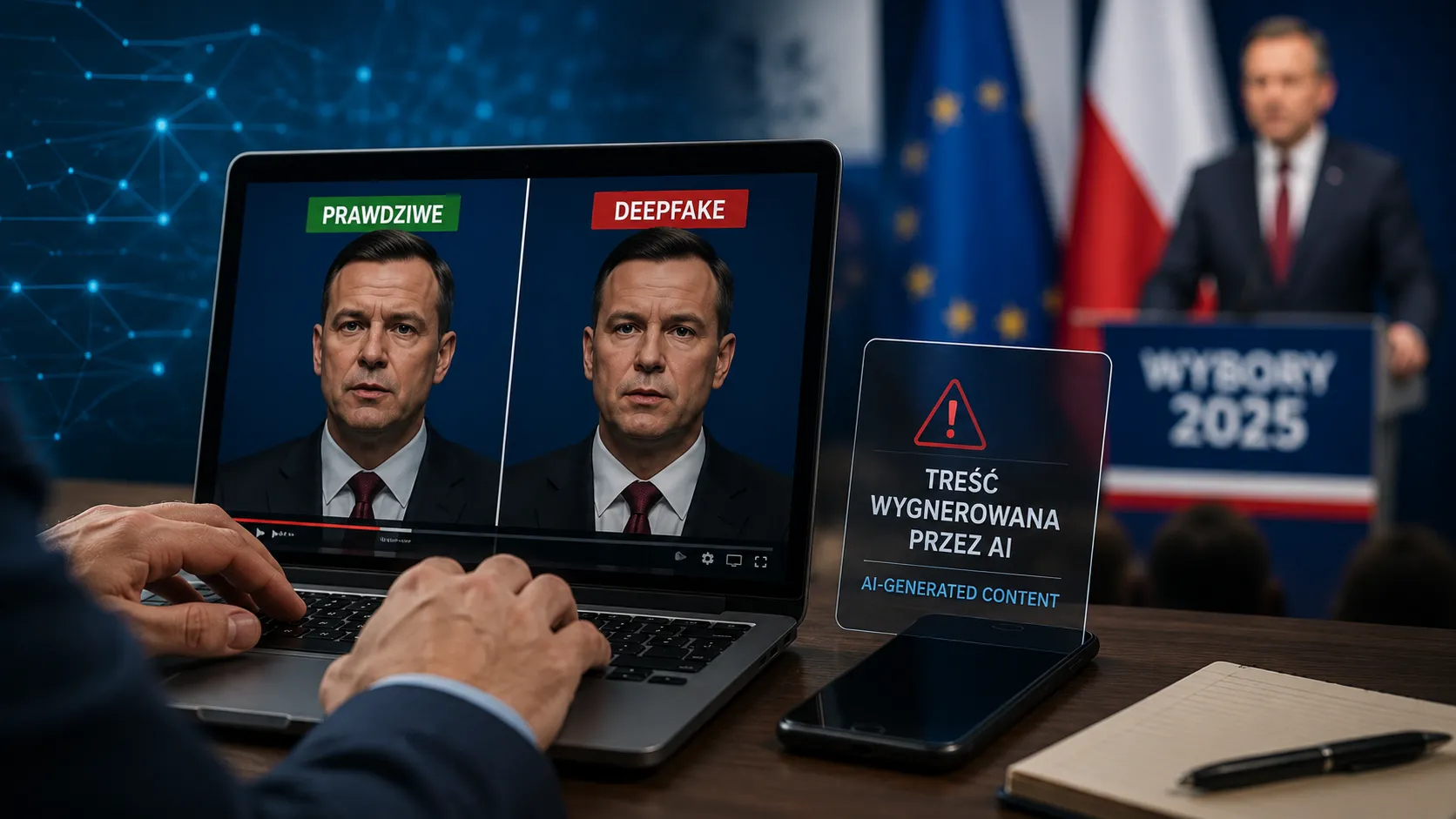 Deepfake w kampanii wyborczej, reklamie i internecie. Co będzie musiało być oznaczone?