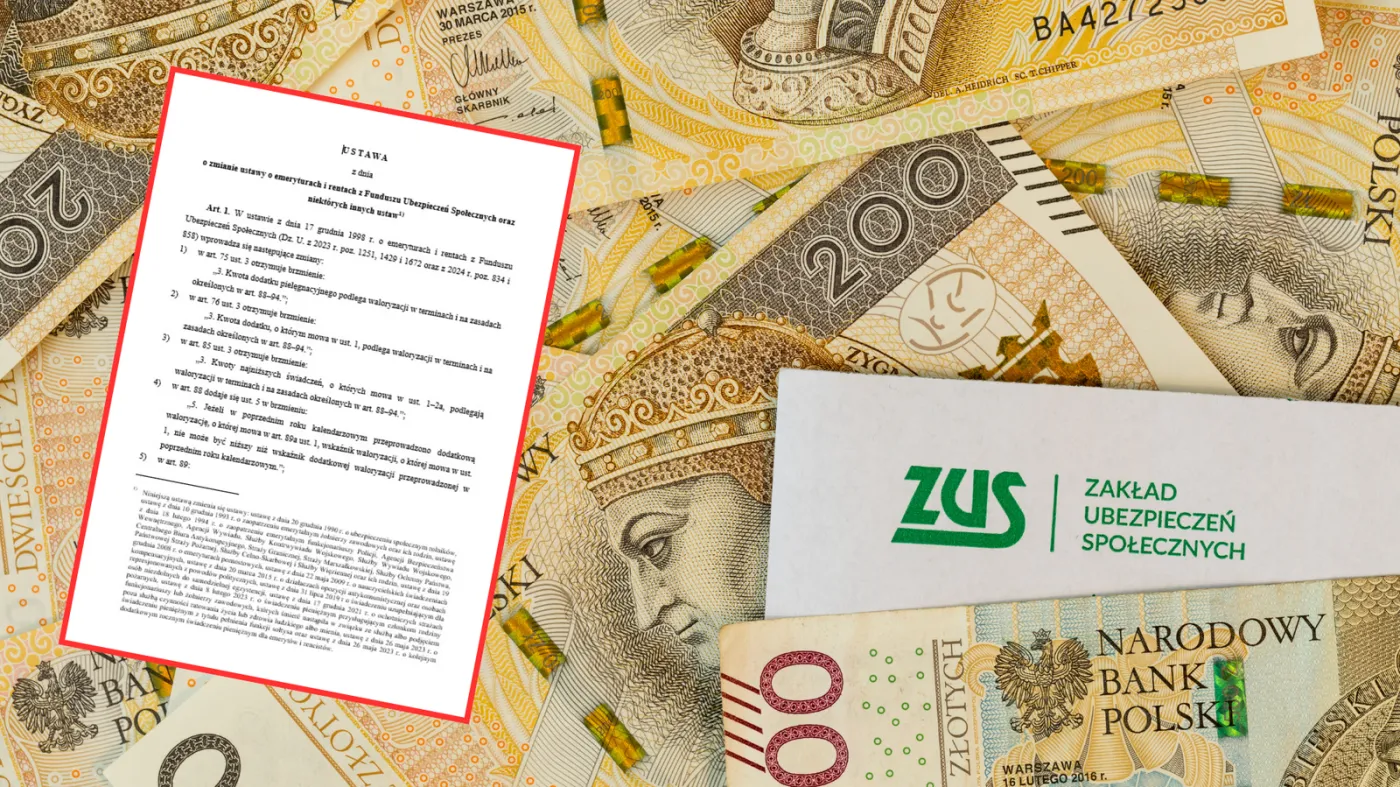 ZUS, dodatek pielęgnacyjny, świadczenie, waloryzacja