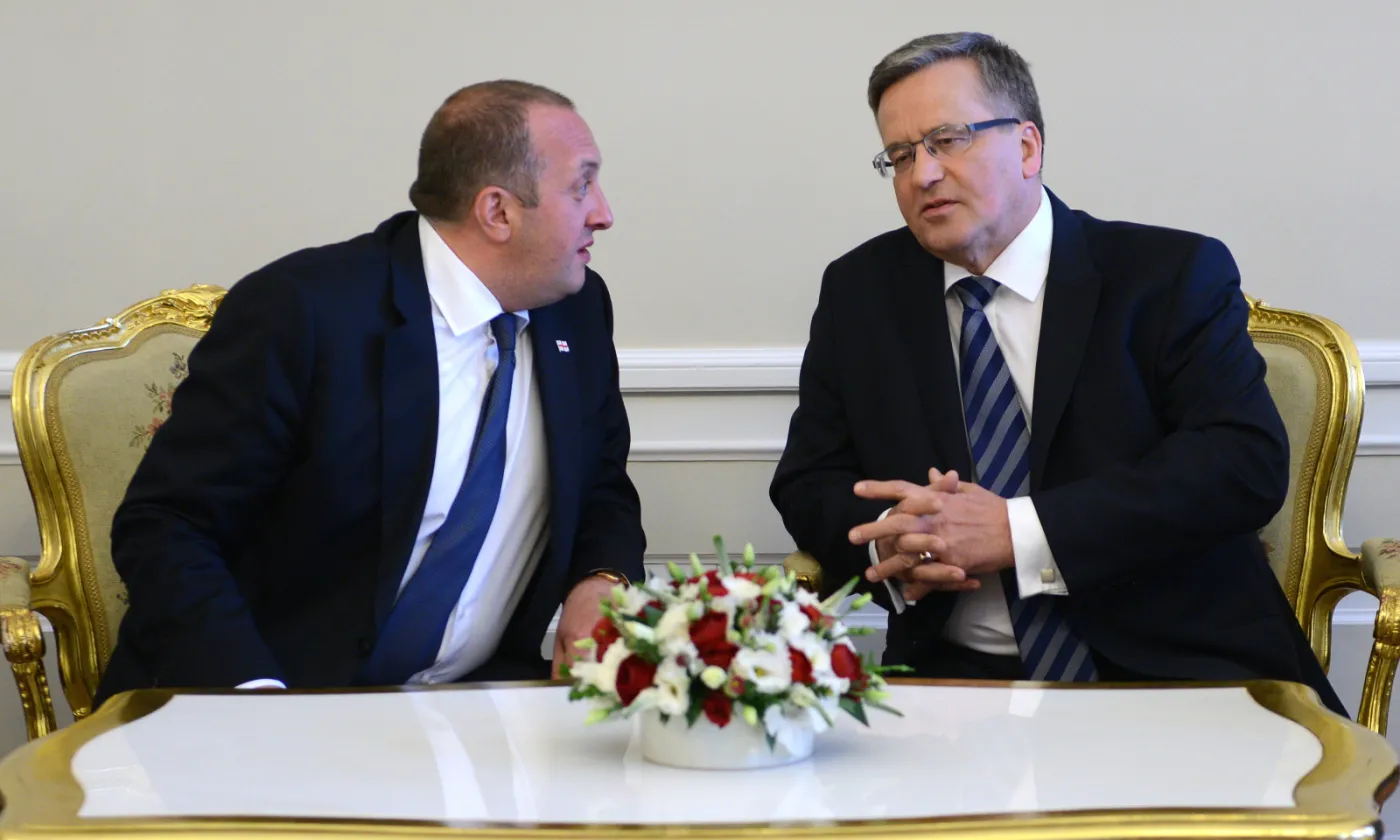 Komorowski: Umowa stowarzyszeniowa Gruzja-UE jak najszybciej