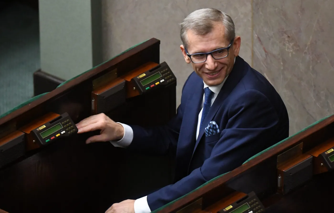 Krzysztof Kwiatkowski podczas posiedzenia Sejmu