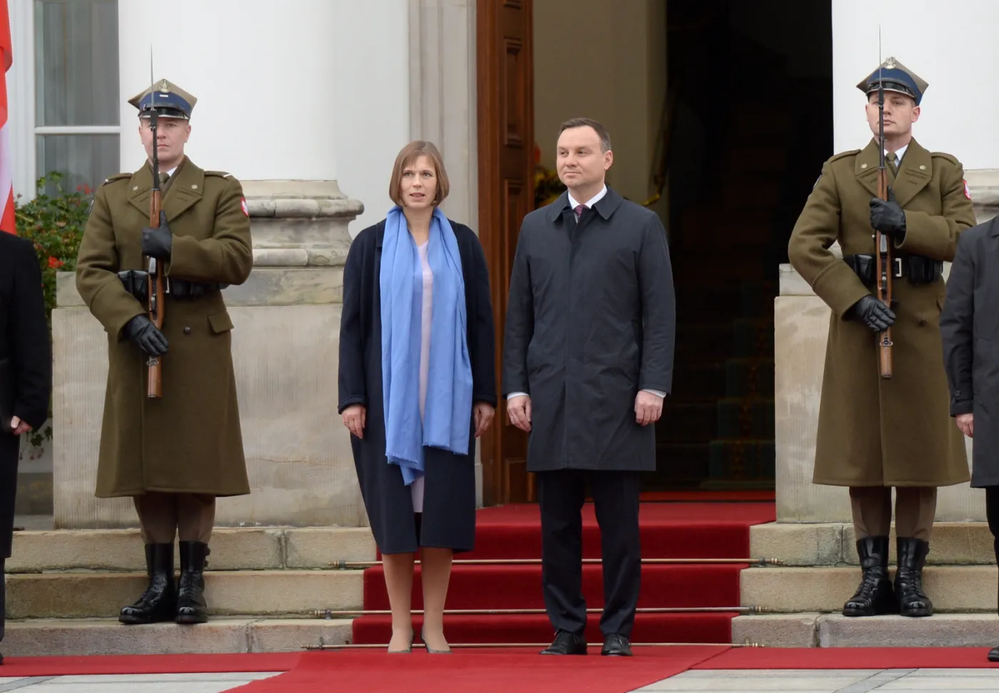 Prezydent Andrzej Duda i nowa prezydent Estonii Kersti Kaljulaid 