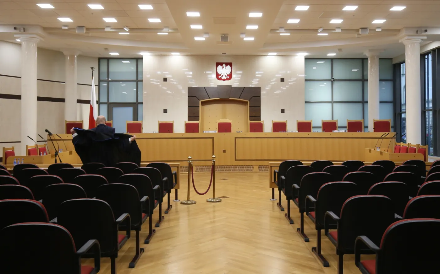  Sala rozpraw Trybunału Konstytucyjnego w Warszawie