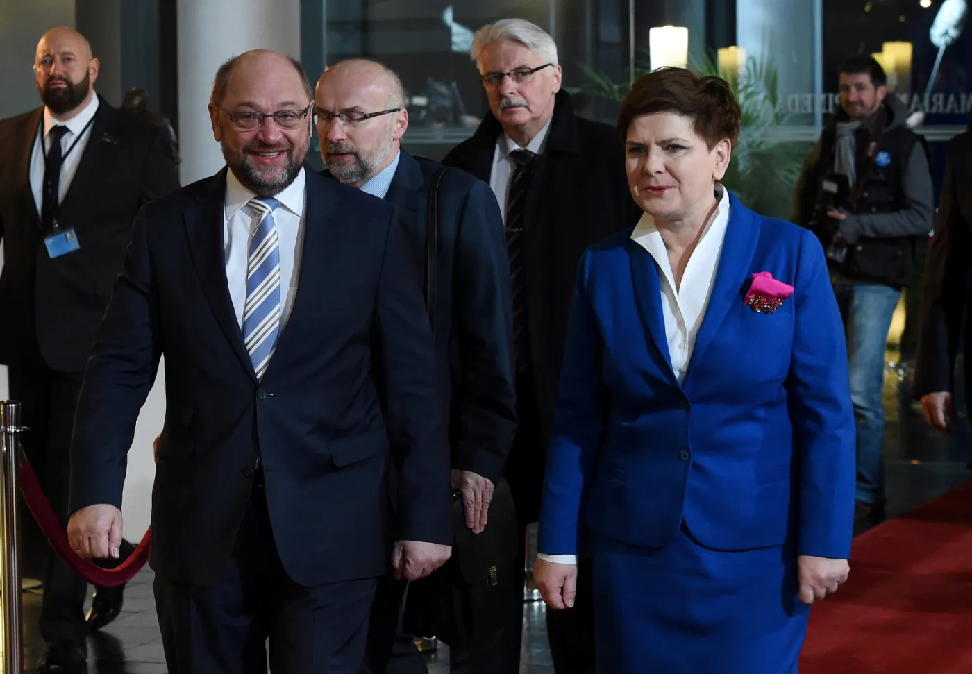 Strasburg: Zakończyło się spotkanie Szydło-Schulz